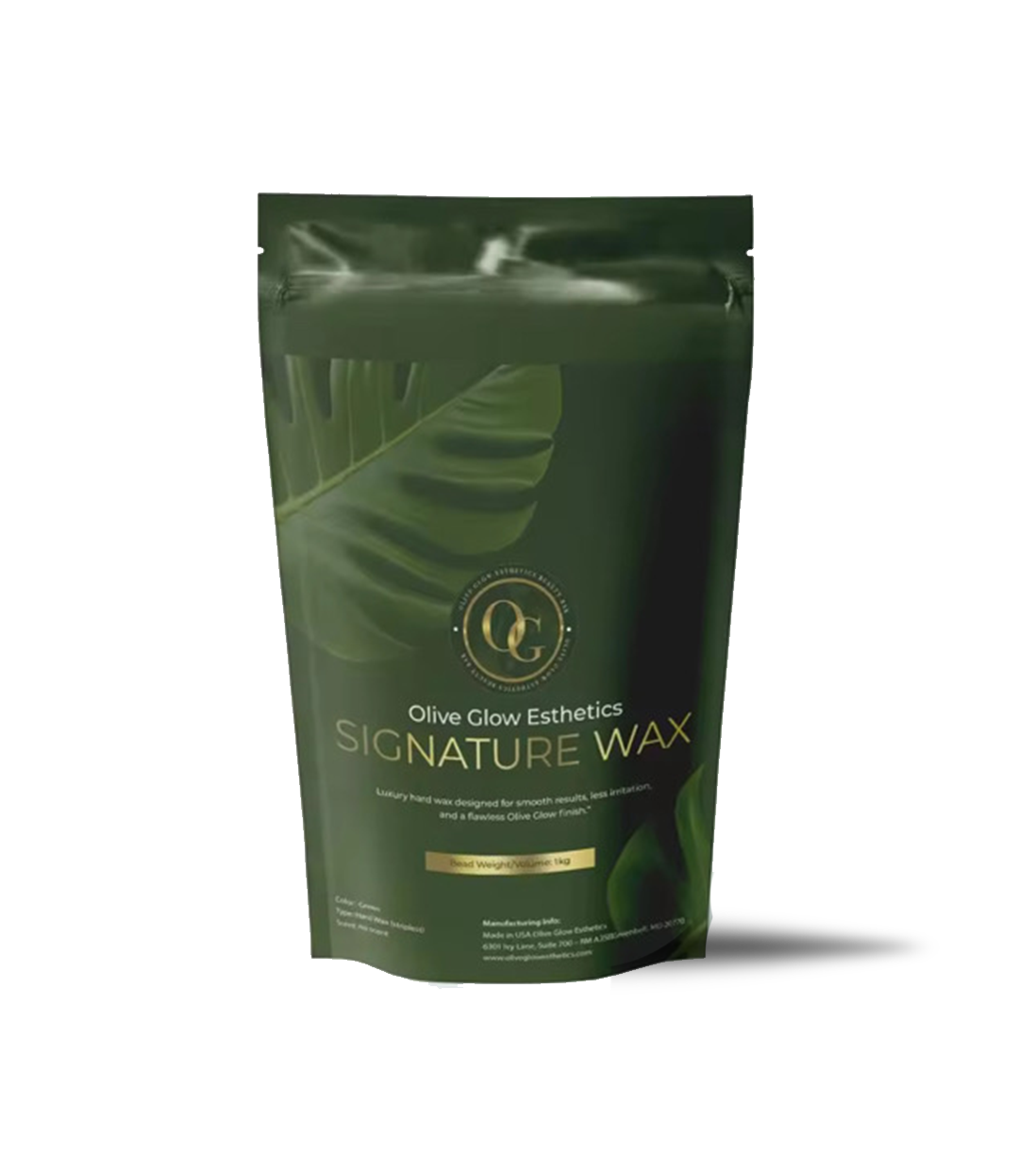 Olive Glow Signature Wax | Fast Drying Gel Wax