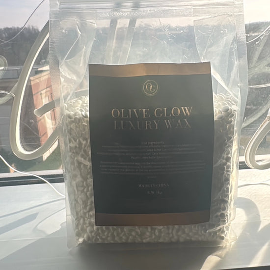 Olive Glow Lux Wax 2.2LB | Smooth Finish Gel Wax